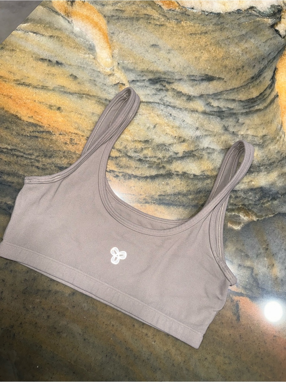Aritzia Butter Collection Grey Sports Bra